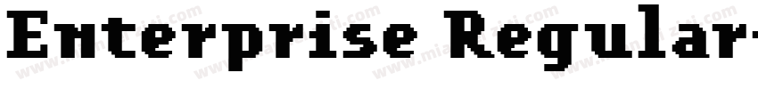 Enterprise Regular字体转换